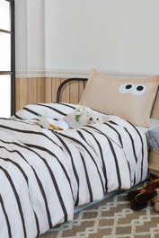 L'essentiel linge de maison Juego de funda nórdica Funny - Marrón